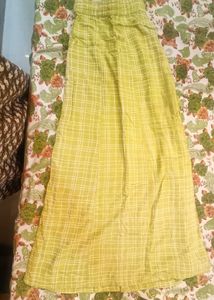 Green Checked Palazzo