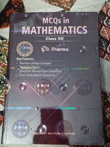 R.D. Sharma Mathematics MCQ Book - Class XII