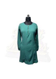 Green Long Sleeve Dress