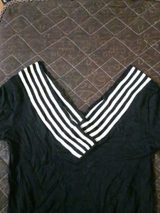 Striped V-Neck Sweater