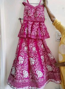 Hot Pink Bridal Lehenga