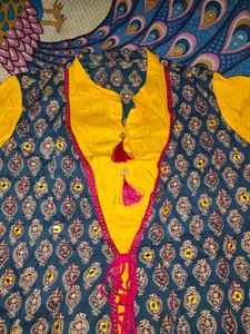 New Yellow Kurti