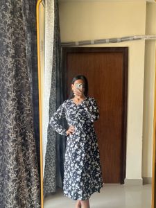 Floral Print Midi Dress