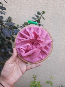 Custom Embroidered Hoop Art