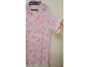 Beautiful AND Floral Design Kurti, Bust Size- 108 Cm &amp; Length- 87 Cm