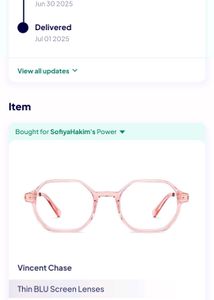 Lenscart Stylish Pink Frame Glasses