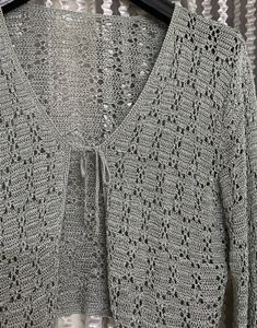 Cut Out Crochet Bolero (fits till Mid Waist)