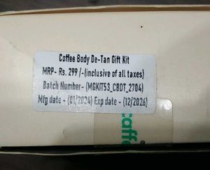 Caffeine Body DeTan Kit