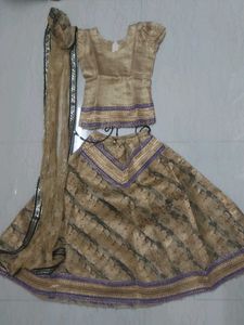 Girls' Ethnic Lehenga Choli Set