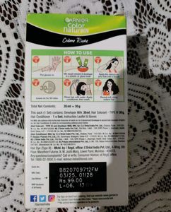 Garnier Natural Black Hair Color