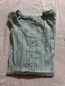 Cotton Kurta Plazo Set