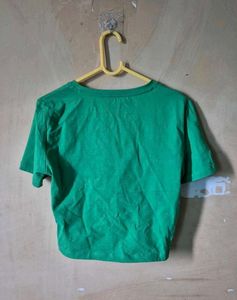 Zara Basic Green Top