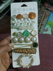 8 Pics Korean Style Hair Clip Set