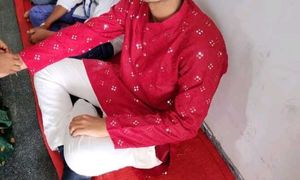 Maroon Embroidered Kurta 15,16 Years Boy Only Kurt