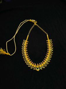 Premium Quality Green Palakka Necklace