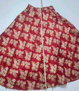 Floral Print Skirt