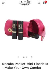 Lovechild By Masaba Three Mini Pocket Lipsticks