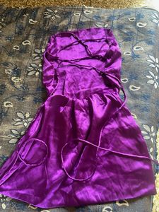 Purple Mini Dress