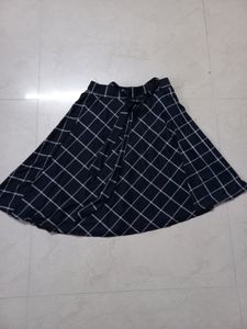 Black And White Short Skirt