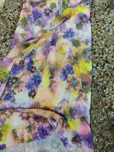 Floral Print Asymmetrical Dress