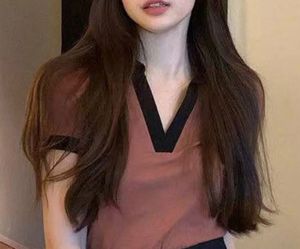 Chic Brown &amp; Black Top