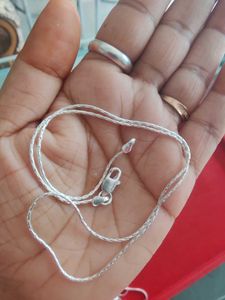 Most Trending Pure  Silver Chain (20 Inch )
