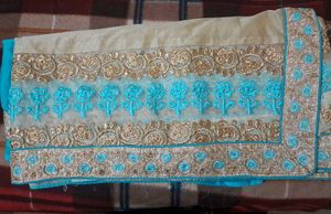 Elegant Embroidered Saree