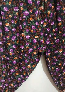 Multi Floral Print Winter Pyjama Or Lower 32 Waist