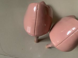 Elegant Pink Berry Heels