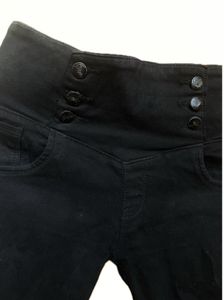 Black Denim Jeans (for Women)