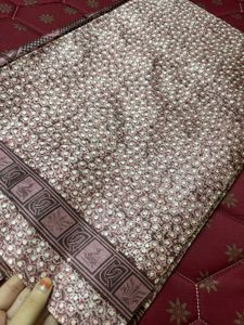 onion pink Elegant Ethnic Saree