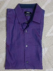 MAX Purple Printed Shirt