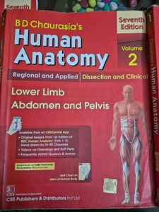 BD Chaurasia's Human Anatomy Set