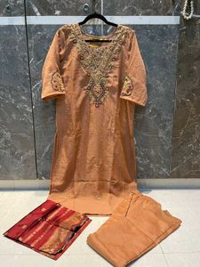 Coral Kurta Set