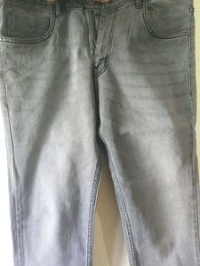 Gray Denim Jeans