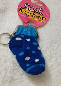 Sock Coin Keychain