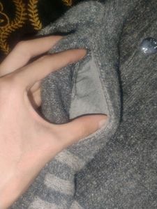 Elegant Grey Cardigan