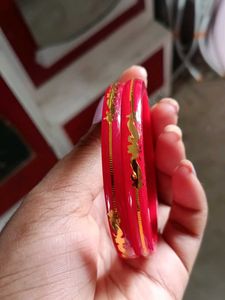 Red Bangles - Set of 2