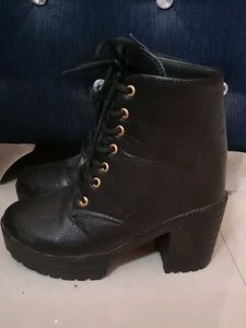 Black High Heel Boots