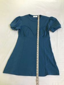 Cute Blue Mini Dress Bust 34