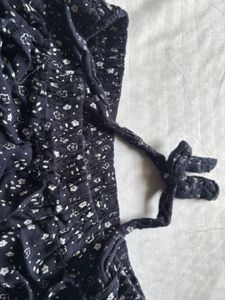 Floral Print Wide Leg Pants