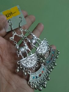 Layered Oxidized Earrings