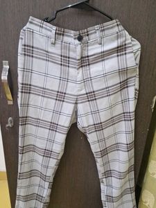 Check Print Women Trouser