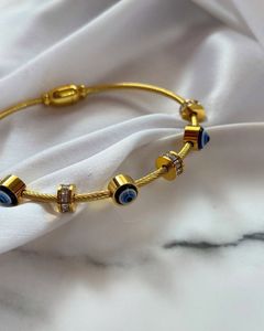 Evil Eye Anti Tarnish Stainless SteelBracelet