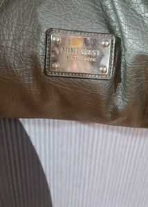 Metallic Silver Hobo Bag