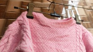 Cute Pink Knit Sweater