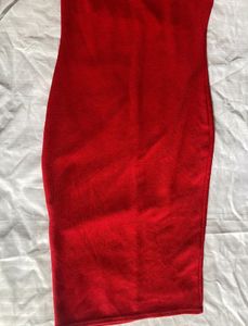 RED PARTY BODYCON DRESS