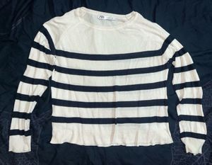 Stripped Pullover Top