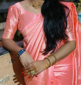 Saree With Stiched Blouse ♥️