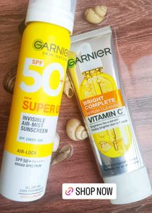 Garnier Sunscreen &amp; Cleanser